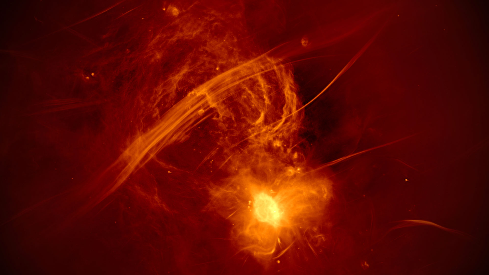 Image of the Milky Way from the MeerKAT telescope