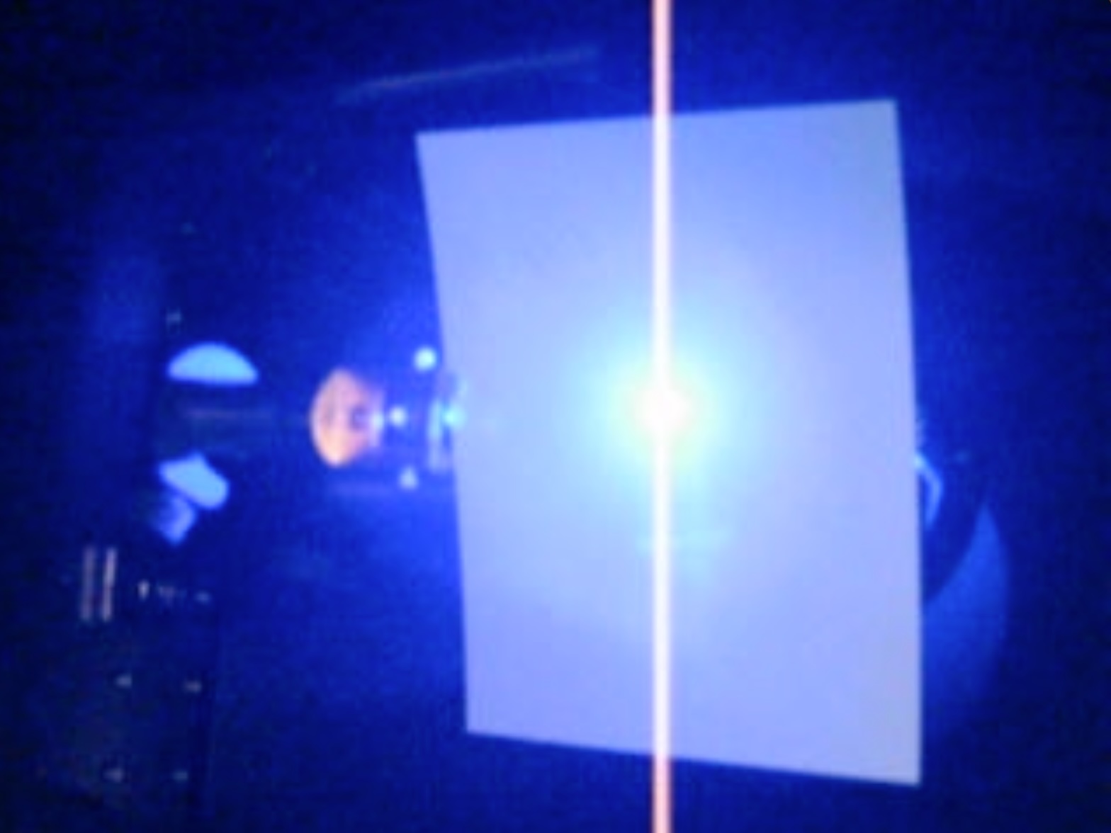 Doubled 800nm light