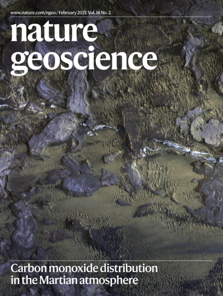 Cover of Nature Geoscience